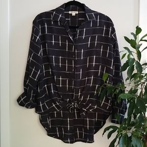 EUC BILLABONG high-low flannel shirt▪︎Med